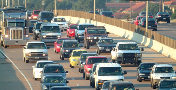 Photo of a congested highway