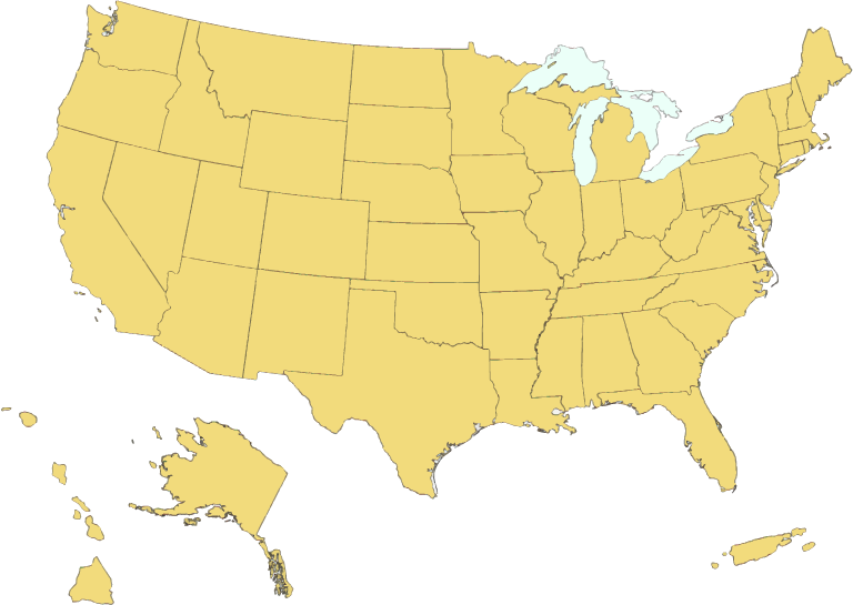 map of the United States